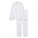 vit pyjamas i linne för dam 2021
