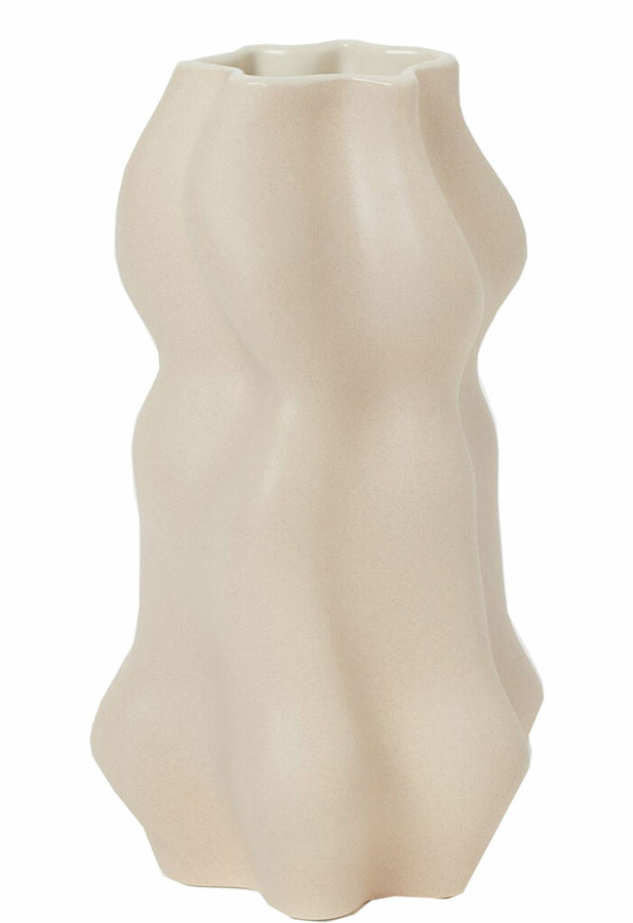 rundad vas i keramik från H&M Home