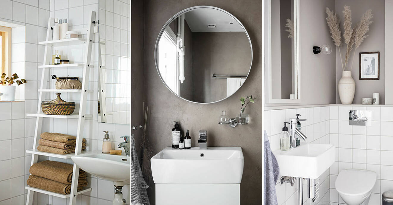 Så får du ett litet badrum att kännas större – compact living-badrum
