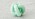 Stearinljus i mintgrön färg formad som en knut