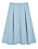 ljusblå blommig a-linjeformad kjol från Monki