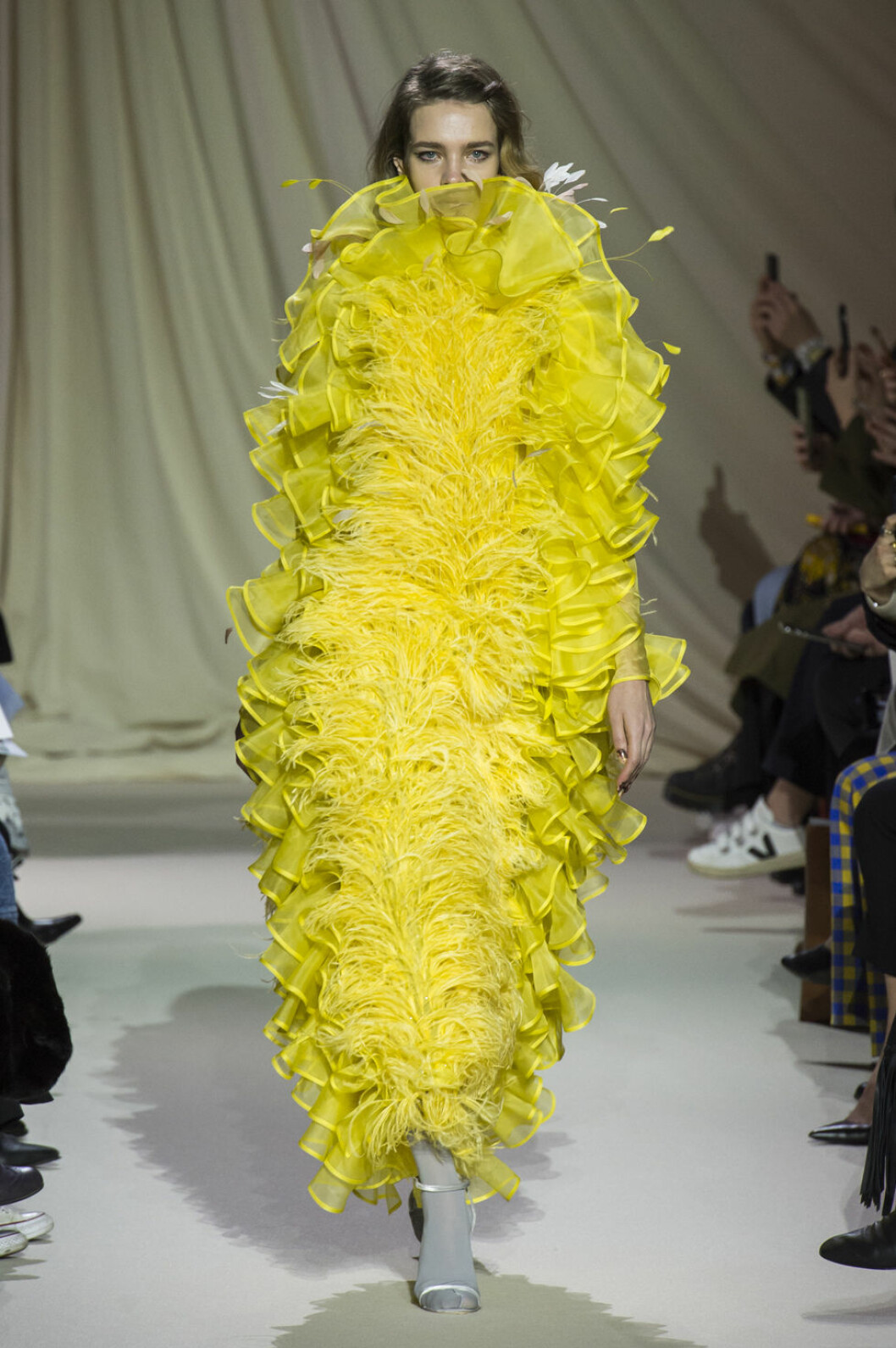 Mary Katrantzou gul klänning