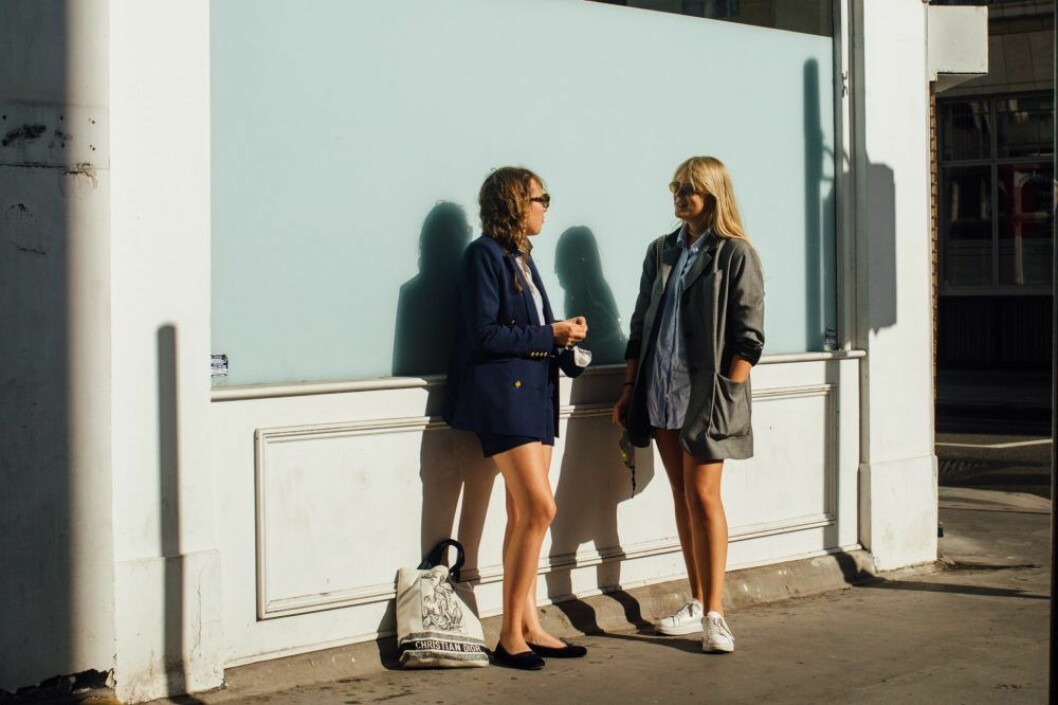 kavajer i oversized modell london fashion week.