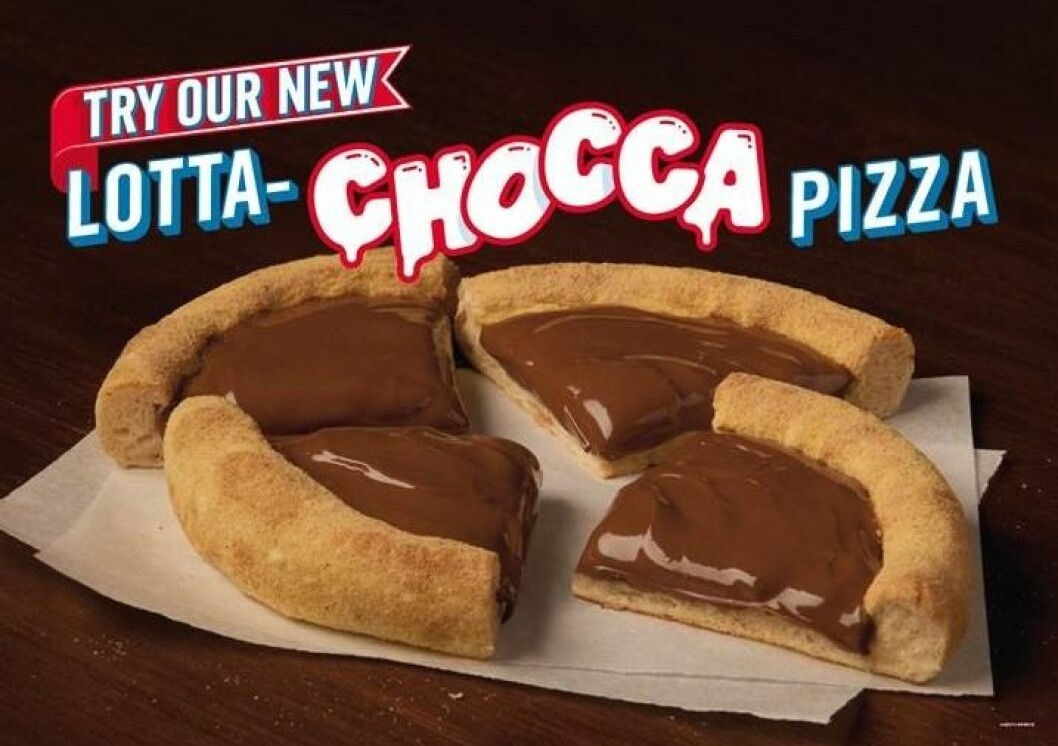 "Lotta Chocca Pizza" från Domino's.