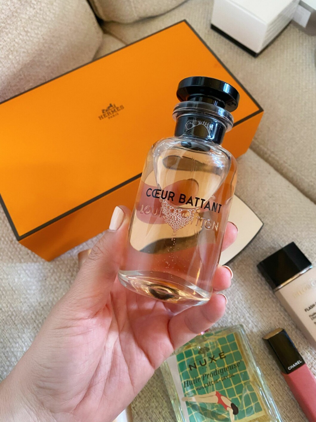 Emmas lyxigaste doft är Coer battant från Louis Vuitton.