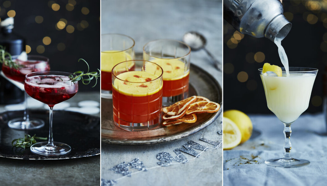 Recept på lyxiga drinkar med och utan alkohol