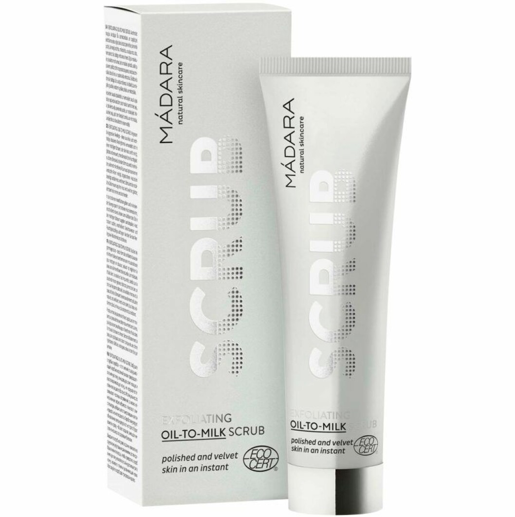 Exfoliating oil-to-milk scrub från Madara
