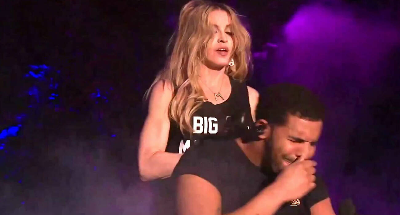 Drake och Madonna på Coachella 2015