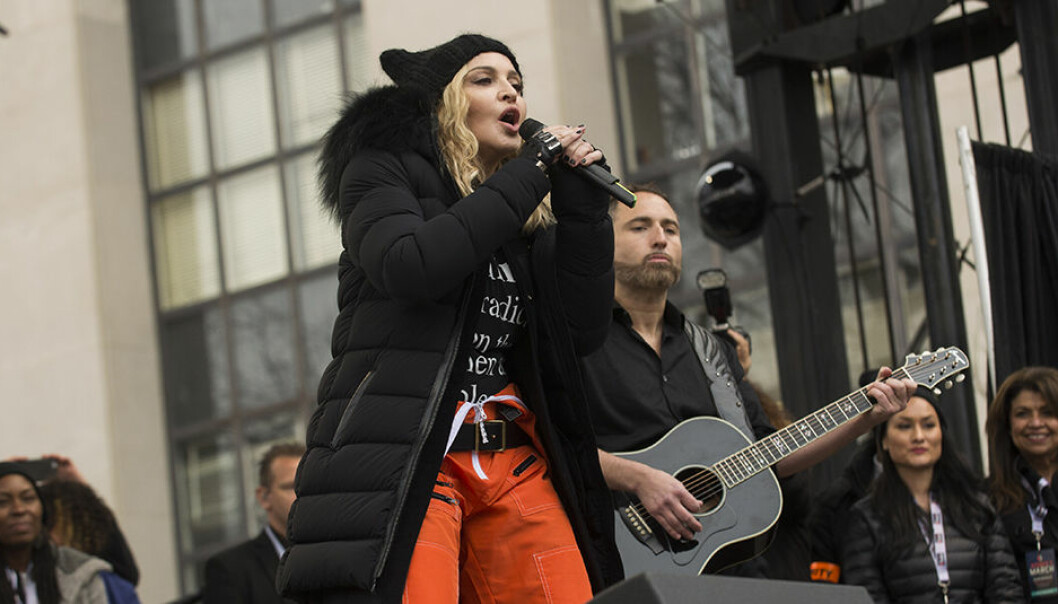 Madonna höll power-tal under Women's March – fick kritik från Trump