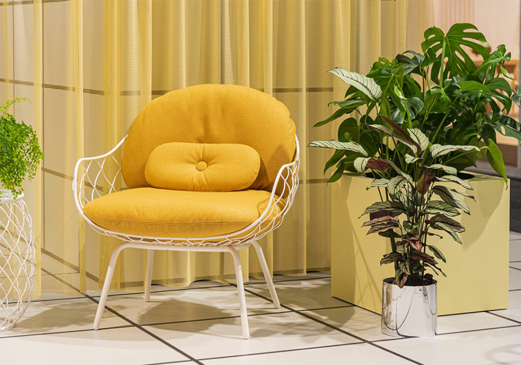 Gult hos Magis på Stockholm Furniture Fair 2020