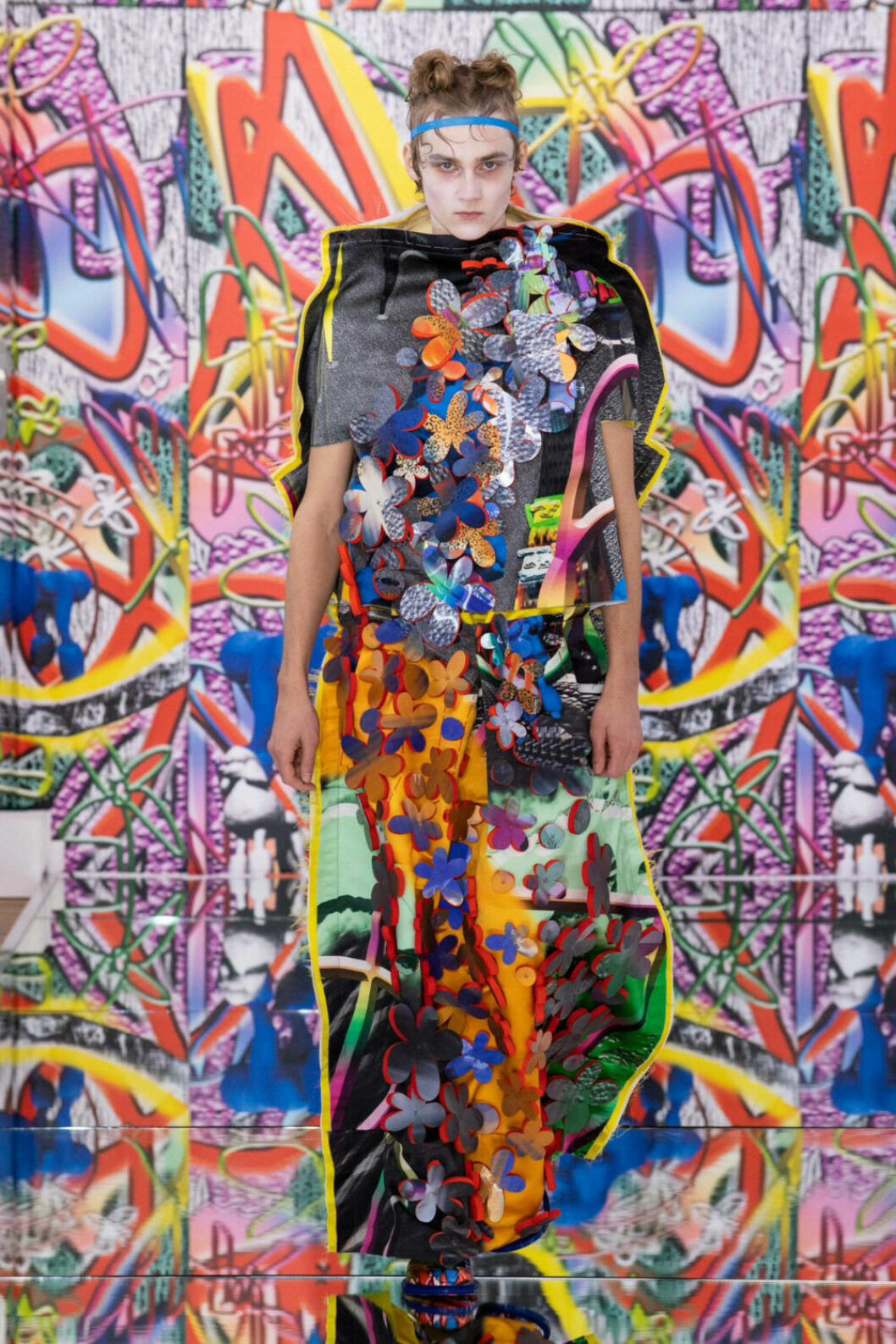 Mycket längd och färg på Maison Margielas SS19–visning på Couture Week i Paris