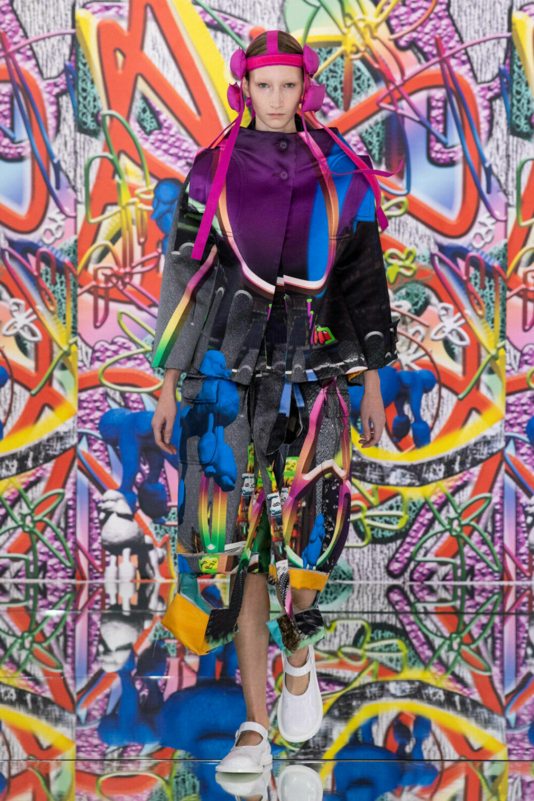 Färgfest på Maison Margielas SS19–visning på Couture Week i Paris