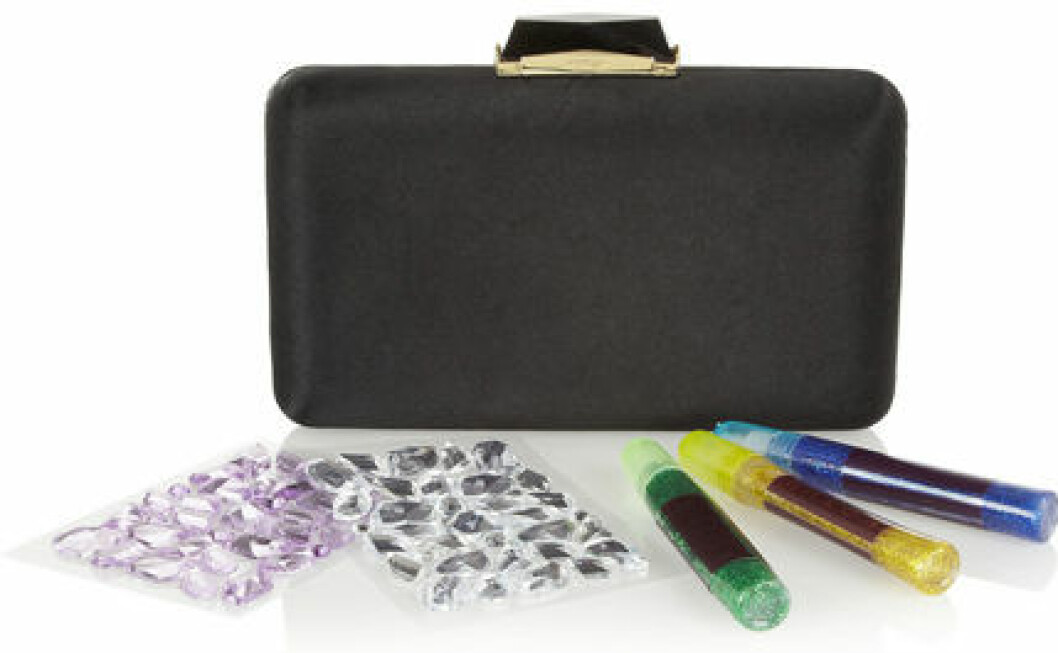 Make Your Own Minaudière satin clutch, 3935 kr, Kotur Net-a-porter.com
