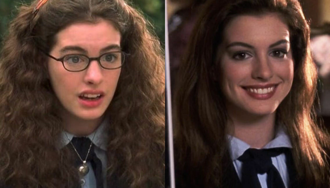 Anne Hathaway i En prinsessas dagbok. Från En prinsessas dagbok