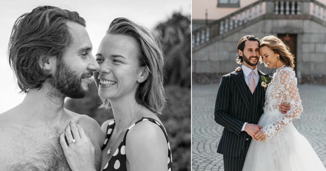 Margaux och Jacob gifte sig tidigare i år under ett bakisbröllop där gästerna hade pyjamas. Margaux och Jacob bröllop