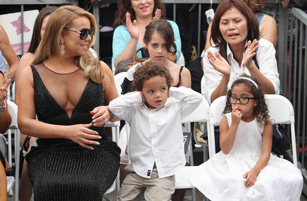Mariah Carey and Moroccan Scott Cannon and Monroe Cannon