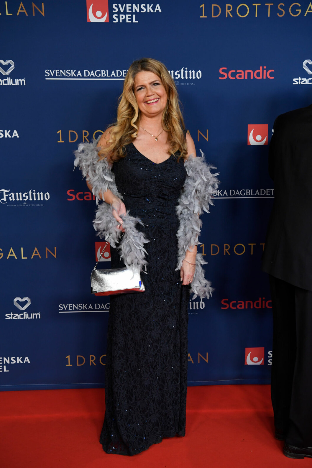 Marie Lehmann. Marie Lehmann på röda mattan på Idrottsgalan 2020