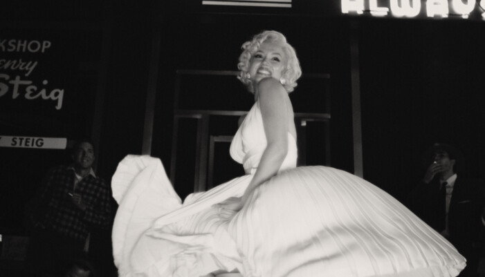 Ana de Armas som Marilyn Monroe.