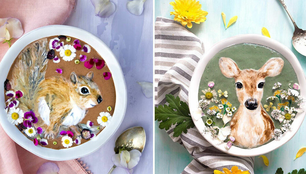 Fantastisk matkonst på smoothiebowls