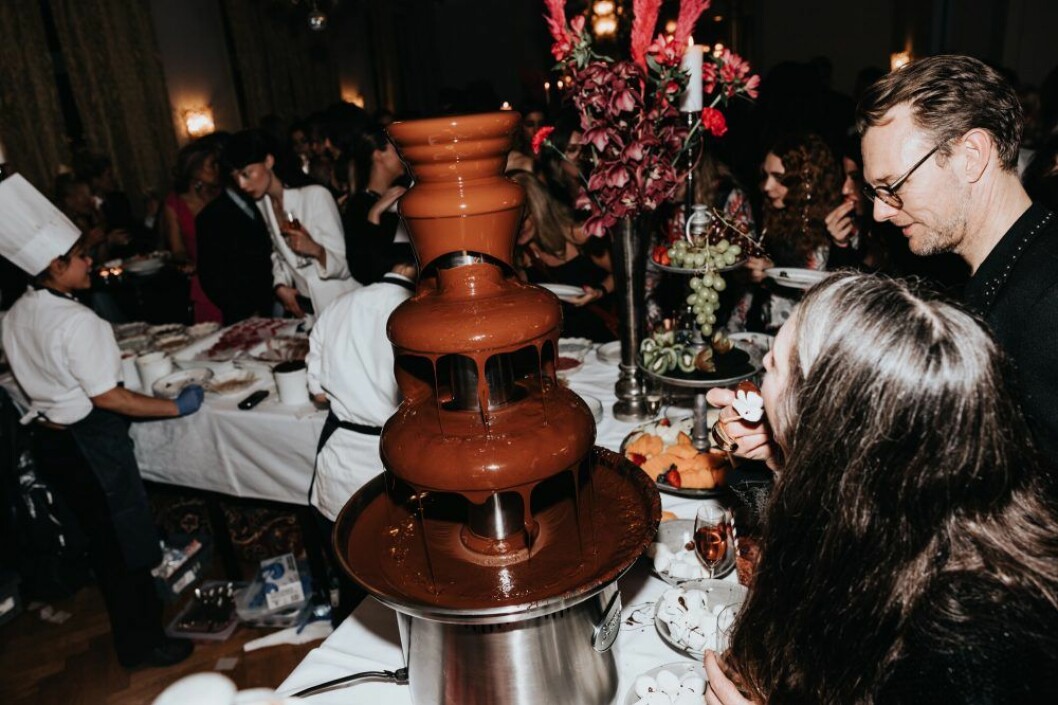 Chokladfontän och glass-station är mattrender från ELLE-galan 2020