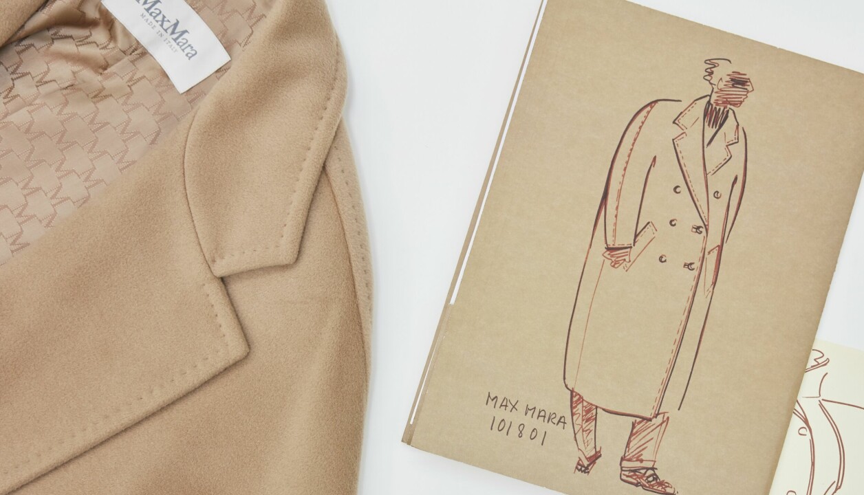 Un dipinto di una delle icone di Max Mara "101801"