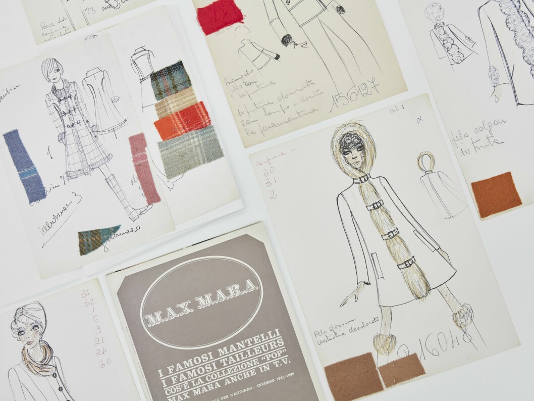 Croquis des archives Max Mara