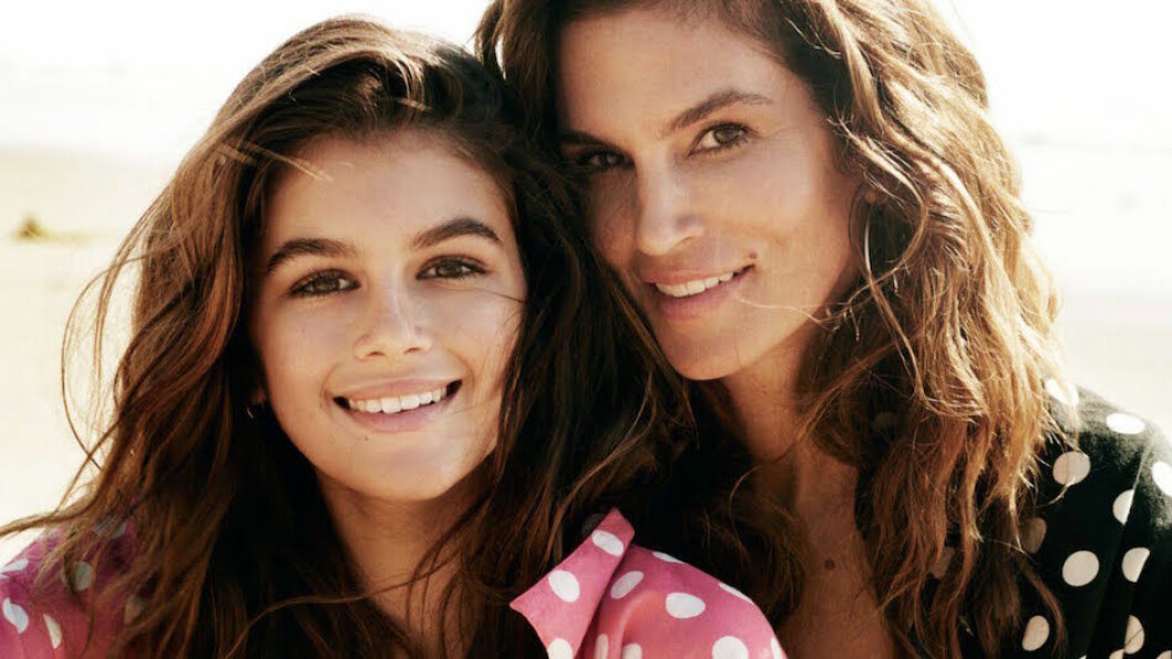 Kaia Gerber är dotter till Cindy Crawford