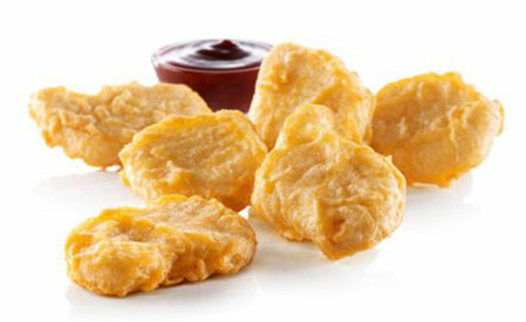Varje Nugget-form har ett namn.