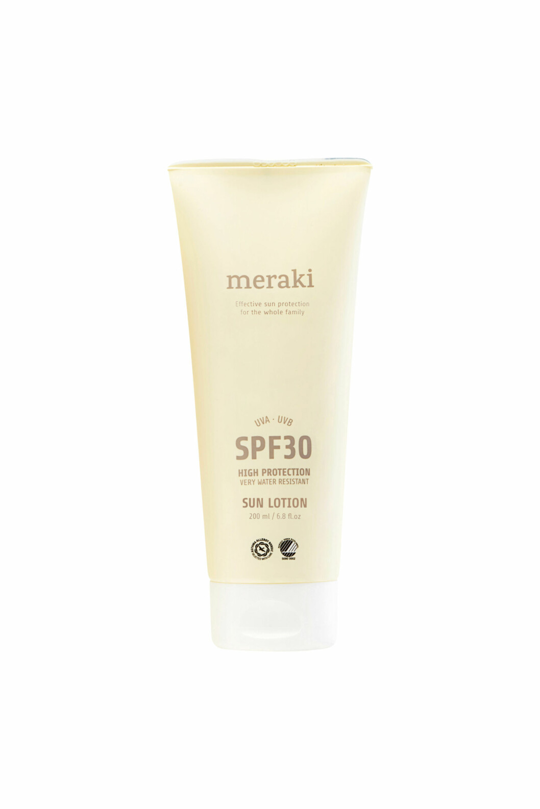 Solkrämen Effective sun protection med SPF 30 från Meraki