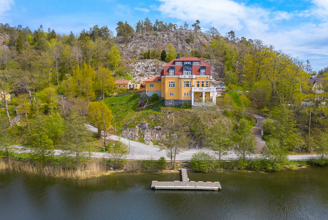 Foto: Fastighetsbyrån Nynäshamn via Hemnet Chateau Eagle Mountain blev tredje mest klickat på Hemnet 2019