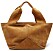 brun väska från Metier i brun mocka.