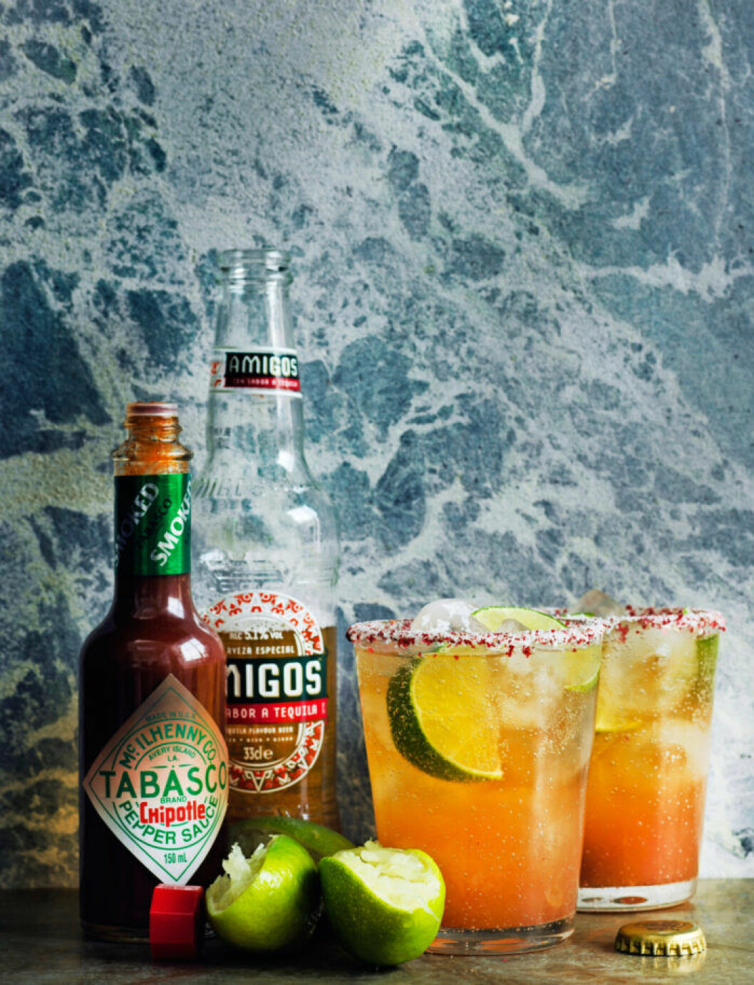 Recept på mexikanska öldrinken Micheladas