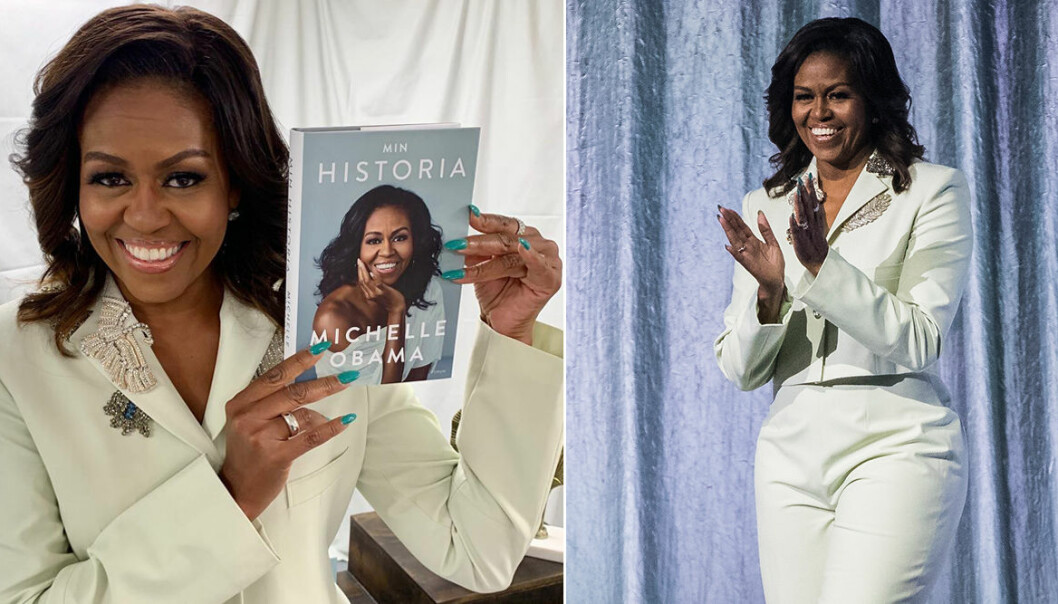 Michelle Obama föreläser i Globen