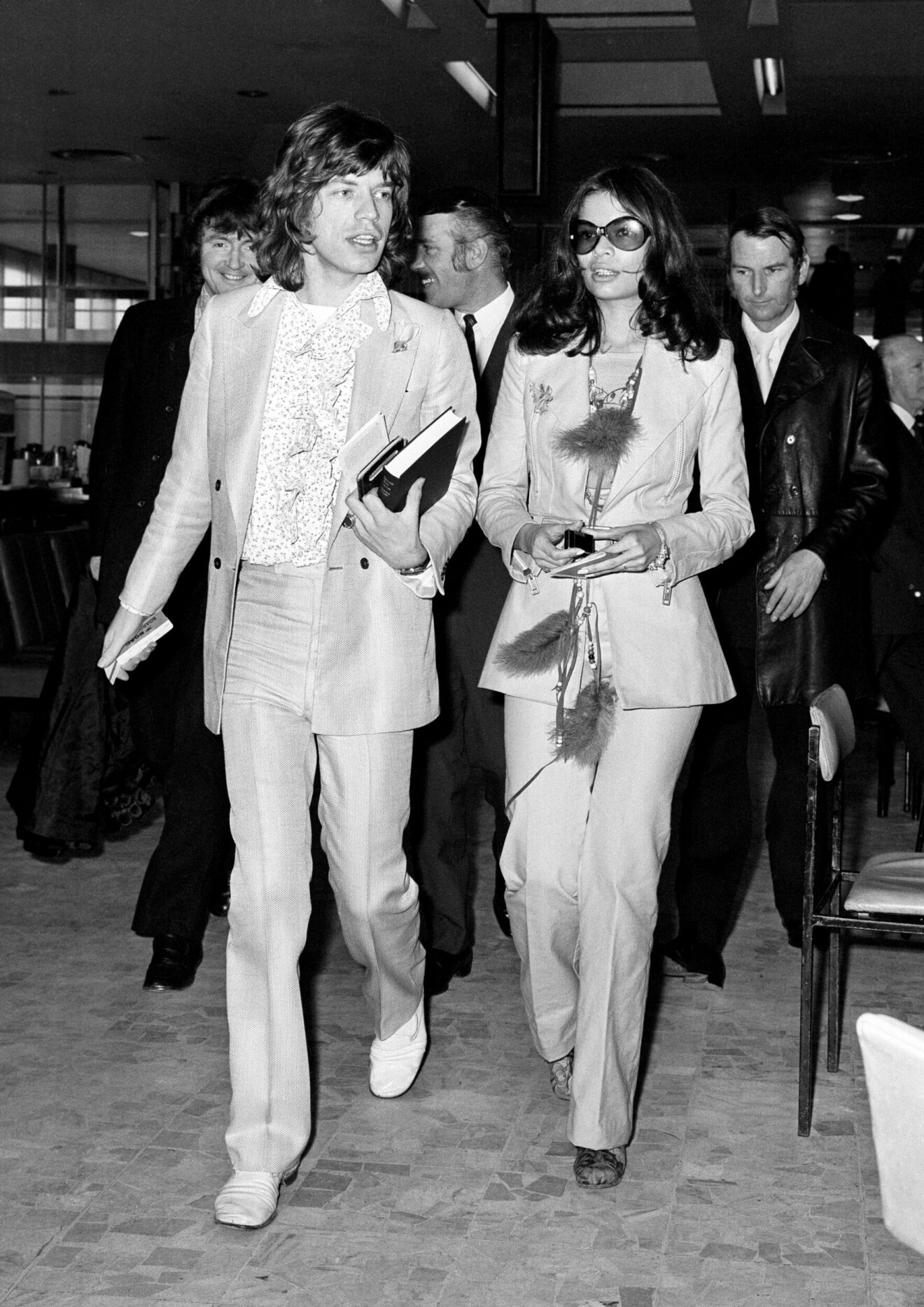 Mick och Bianca Jagger på 70-talet