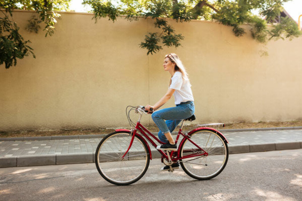 Att cykla mer är ett bra sätt att minska utsläppen.