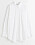 minimalistisk vit oversize skjorta för dam från H&amp;M