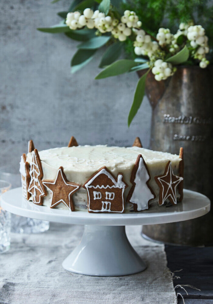 Recept på mjuk pepparkaka med frosting