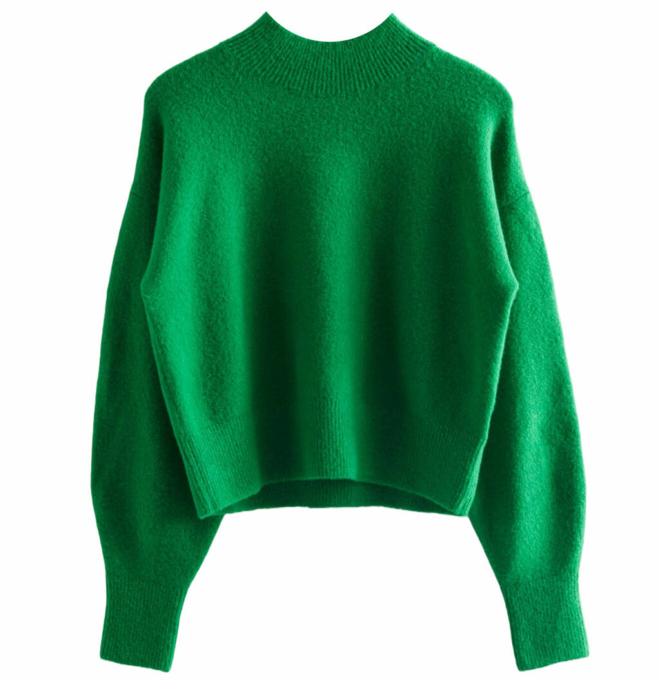 grön stickad tröja