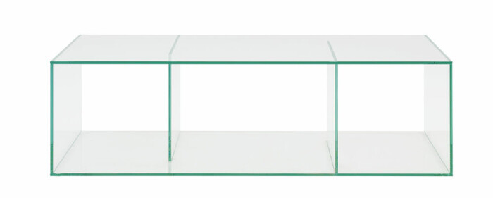 modernt soffbord i glas