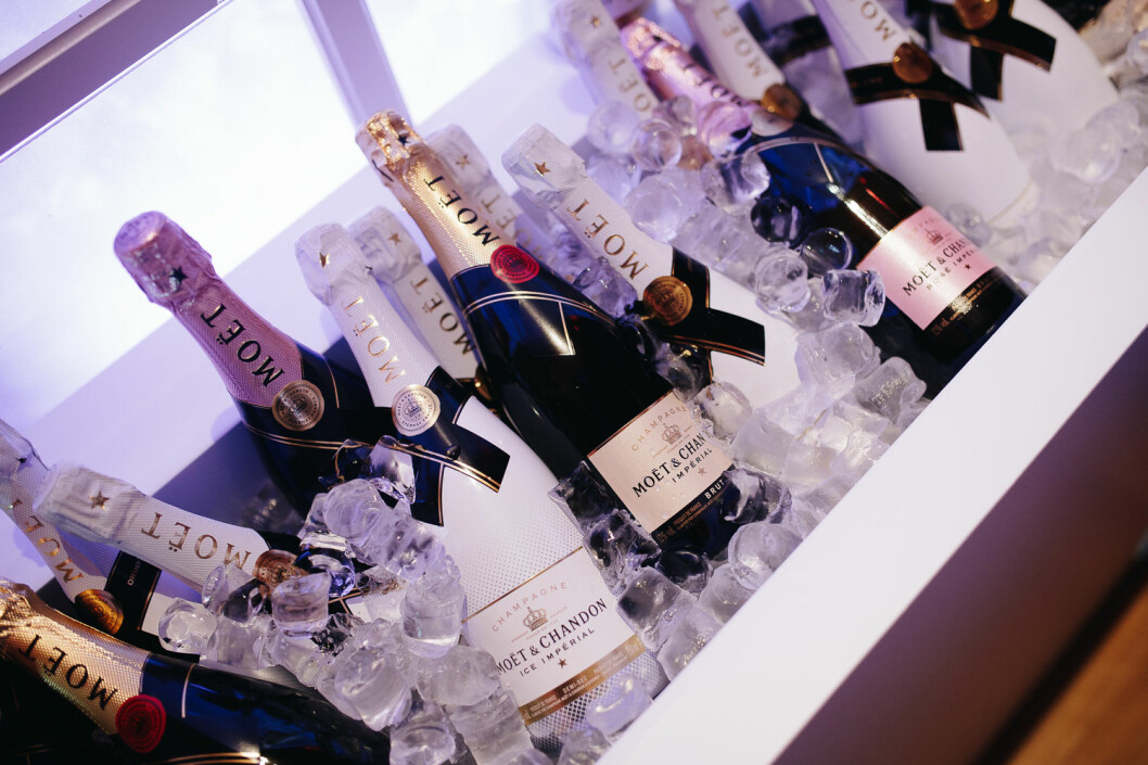 Blandad champagne från Moët & Chandon.