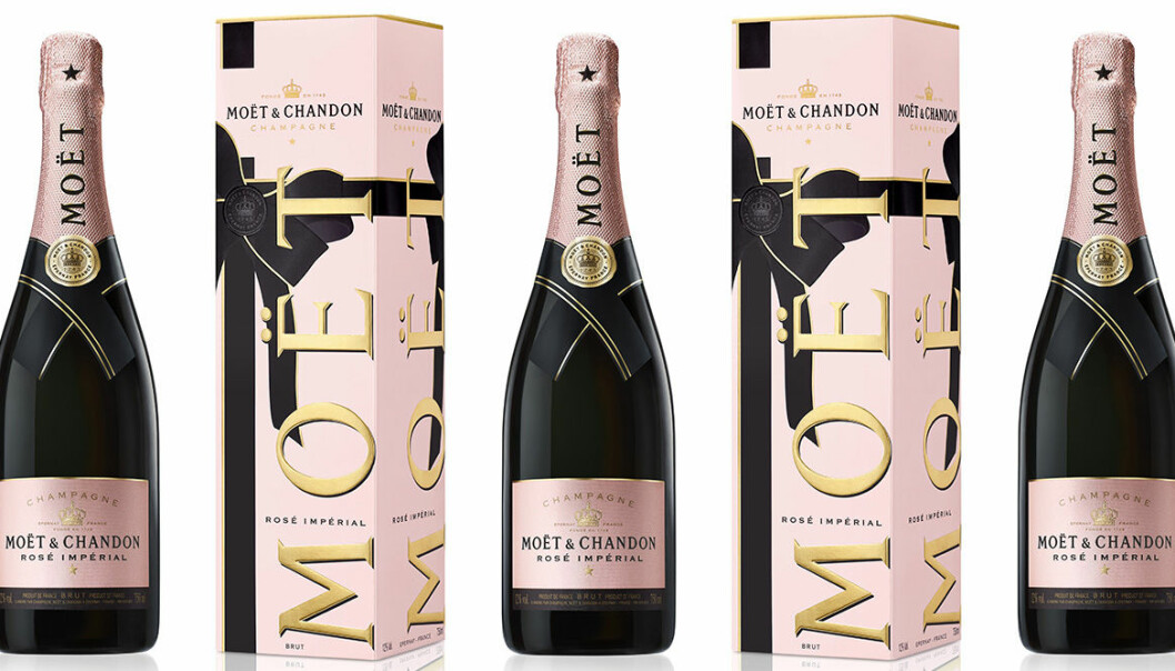 Moët & Chandon Rosé Impérial får ny kostym.