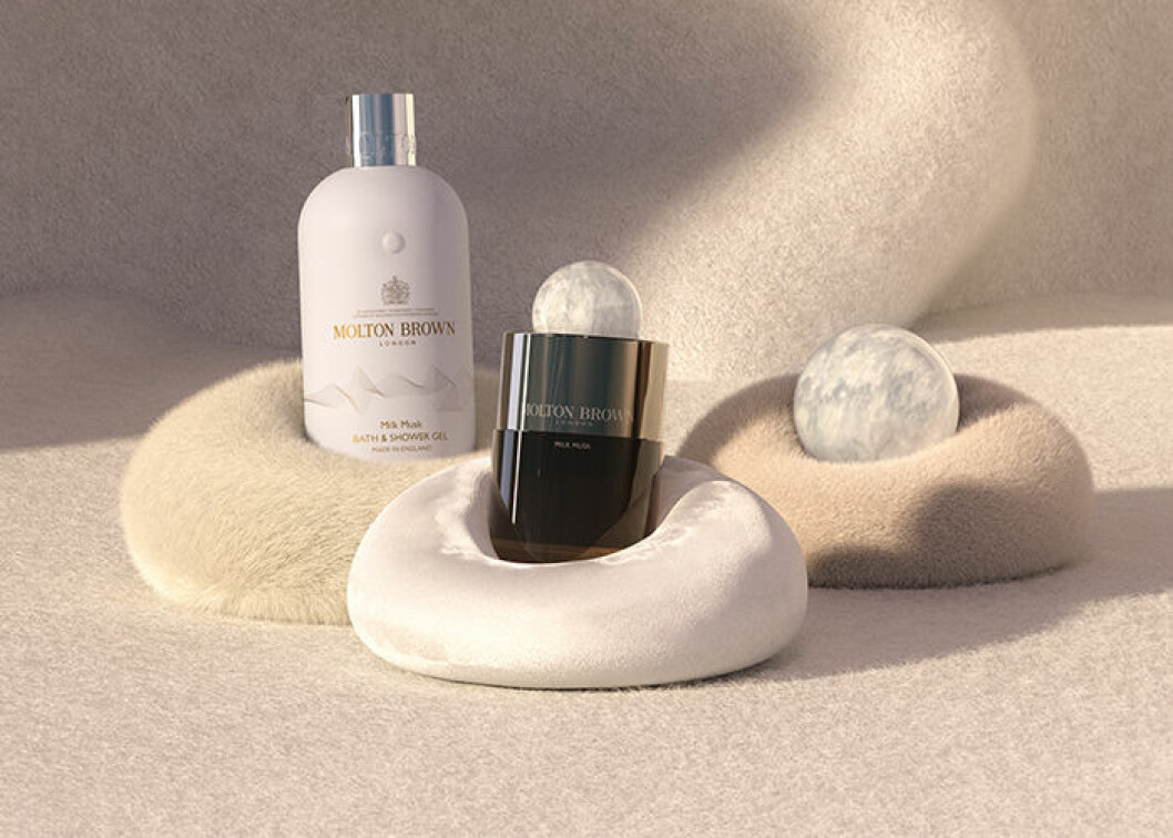 Milk Musk-kollektionen lanseras i butik och online den 23 mars 2020.