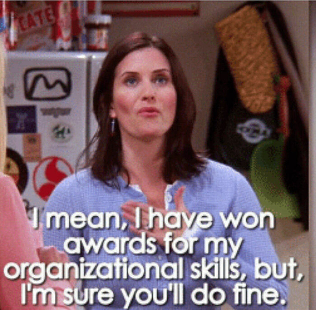 Monica om organisation i Vänner
