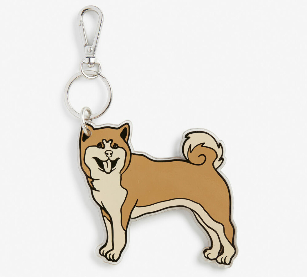 Nyckelring med hundmotiv. Nyckelring med hundmotiv.