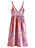sommarklänning 2021: rosa mönstrad klänning
