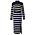mörkblå randig stickad klänning från Adoore