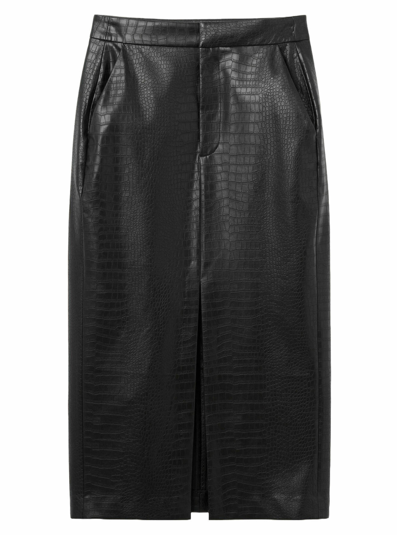 svart kjol med slits från mq maqet