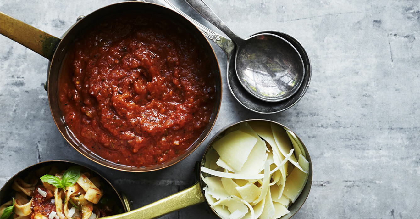 Recept på mustig tomatsås