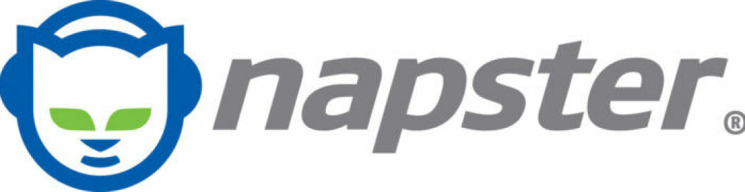 Napster är nu en sajt där du kan köpa musik. Napster-logotyp