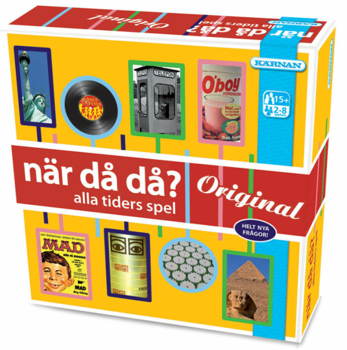 Brädspelet <a href="https://dot.webhallen.com/t/t?a=1290131238&as=1212076637&t=2&tk=1&epi=vn-spel-update&url=https://www.webhallen.com/se/product/240931-Nar-Da-Da-Original" target="_blank" rel="noopener">När då då</a>. Sällskapsspelet " När då då?"